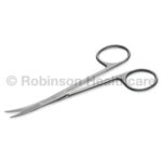 Instrapac Disposable Iris Stitch Curved Scissors, 4.5" - x 1