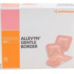 Allevyn AG Gentle Border Dressing 10 x 10cm x10