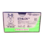 Ethilon Suture 3-0 3/8 Circle Reverse Cutting Prime Needle Black 26mm Needle 45cm Length x36