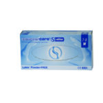 Powder Free Non-Sterile Latex Examination Gloves White Small x100