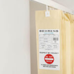 Disposable Curtain Cream Small Fixed Hook (750x200cm)