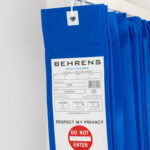 Disposable Eyelet Curtains Hospital Blue 750x200cm