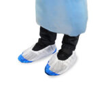 Deluxe Overshoes blue/white X 50