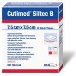 Cutimed Siltec B 7.5cm x 7.5cm x10