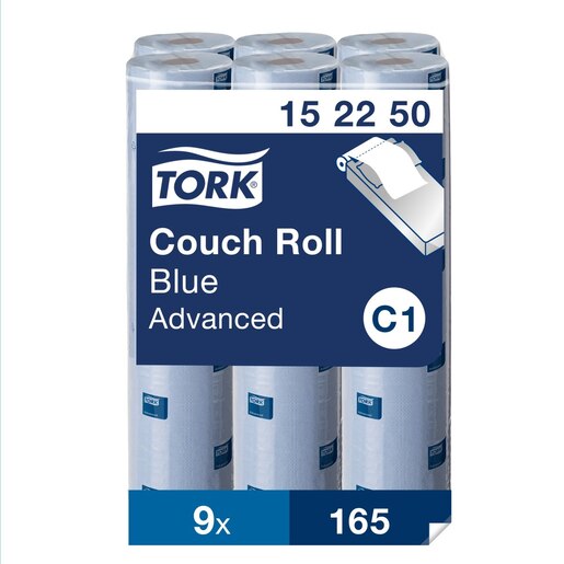 Tork Advanced 480mm Couch Roll BLUE 56m x9