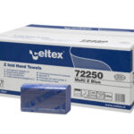 Celtex Multi Z fold Blue hand Towel x 3060