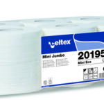 Celtex Mini Eco Jumbo Toilet Roll Recycled White 160m x 12