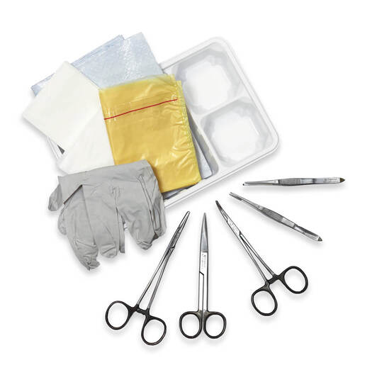 Gold Suture Pack (Standard) x10