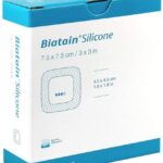 BIATAIN SILICONE DRESSING 7.5X7.5CM X 10 x10