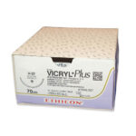 VCP311H Coated VICRYL* Plus Suture 22mm 70cm violet 3-0 2 1/2 circle Taper Point Plus Needle x36