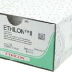 Ethilon Suture 2-0 Reverse Prime Cutting Needle Blue 26mm Needle 75cm Length x36