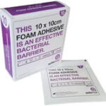 ACTIVHEAL FOAM ADHESIVE DRESSING 10 X 10CM X10