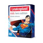 Childrens Leukoplast Superman plasters (12 in a box)