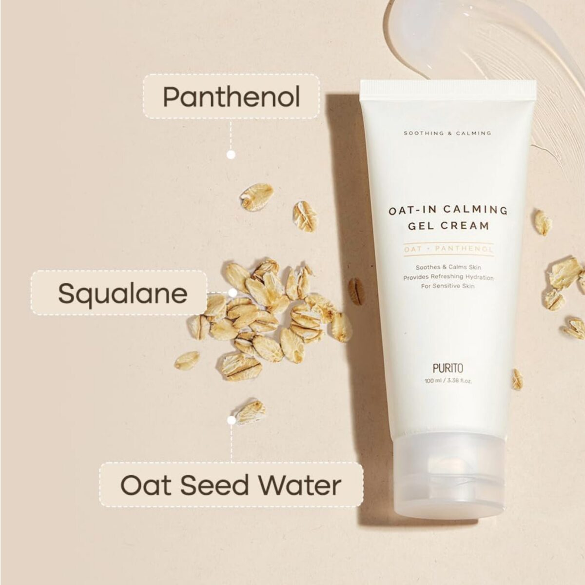 Purito Oat-In Calming Gel Cream 100ml - Image 4