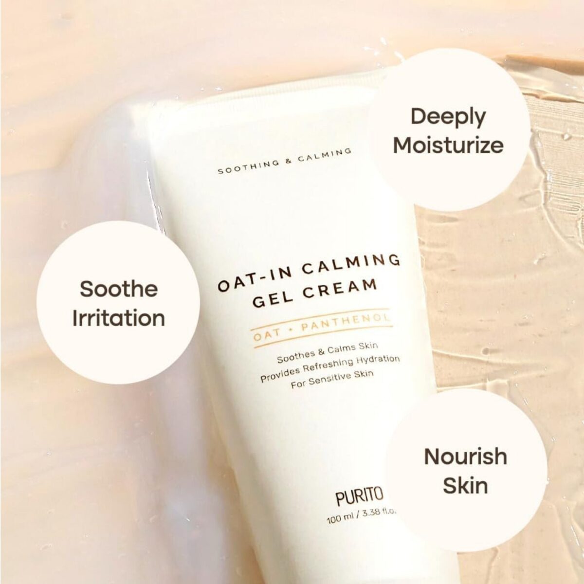 Purito Oat-In Calming Gel Cream 100ml - Image 5