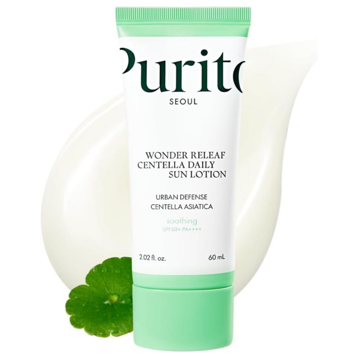 Purito Wonder Releaf Centella Daily Sun Lotion PA++++ SPF50+ 60ml - Image 2
