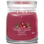 Yankee Candle Black Cherry Medium Signature Jar Candle - Image 3
