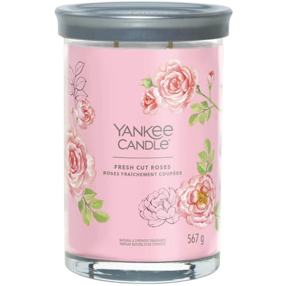 116530.jpg Yankee Candle Fresh Cut Roses Large Signature Tumbler Jar Candle - Image 1
