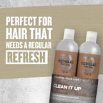 TIGI Bed Head For Men Clean Up Shampoo & Conditioner Twin Pack 750ml - Image 2