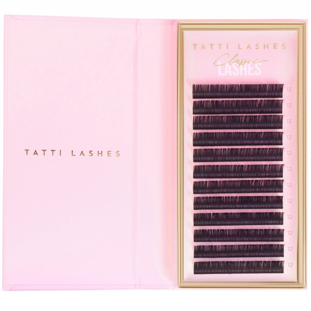16552-1.jpg Tatti Lashes 10mm C Curl 0.15 Classic Individual Lashes Black - Image 1