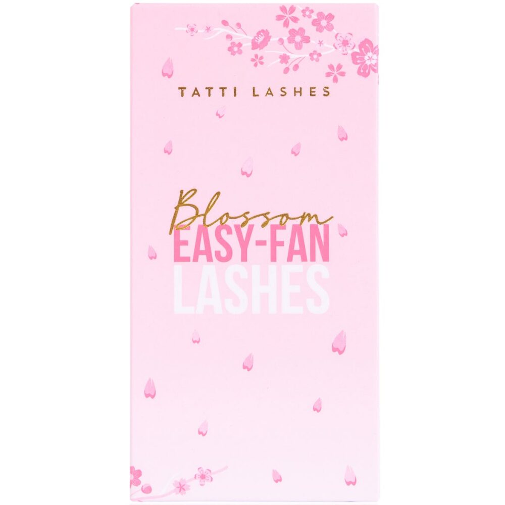 16586.jpg Tatti Lashes 10mm C Curl 0.05 Blossom Easy-Fan Individual Lashes Black - Image 1