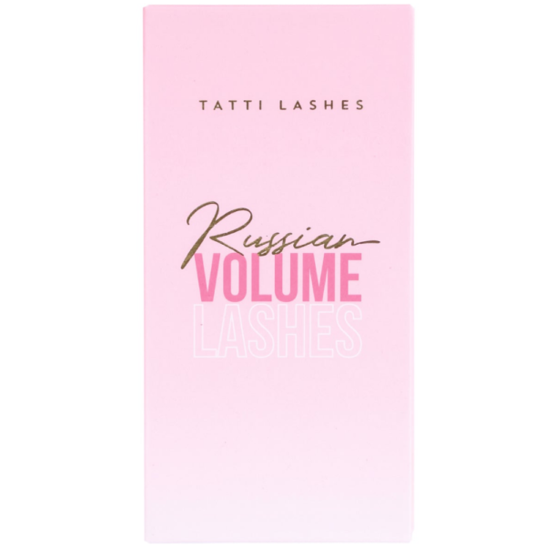 Tatti Lashes 10mm C Curl 0.05 Russian Volume Individual Lashes Black