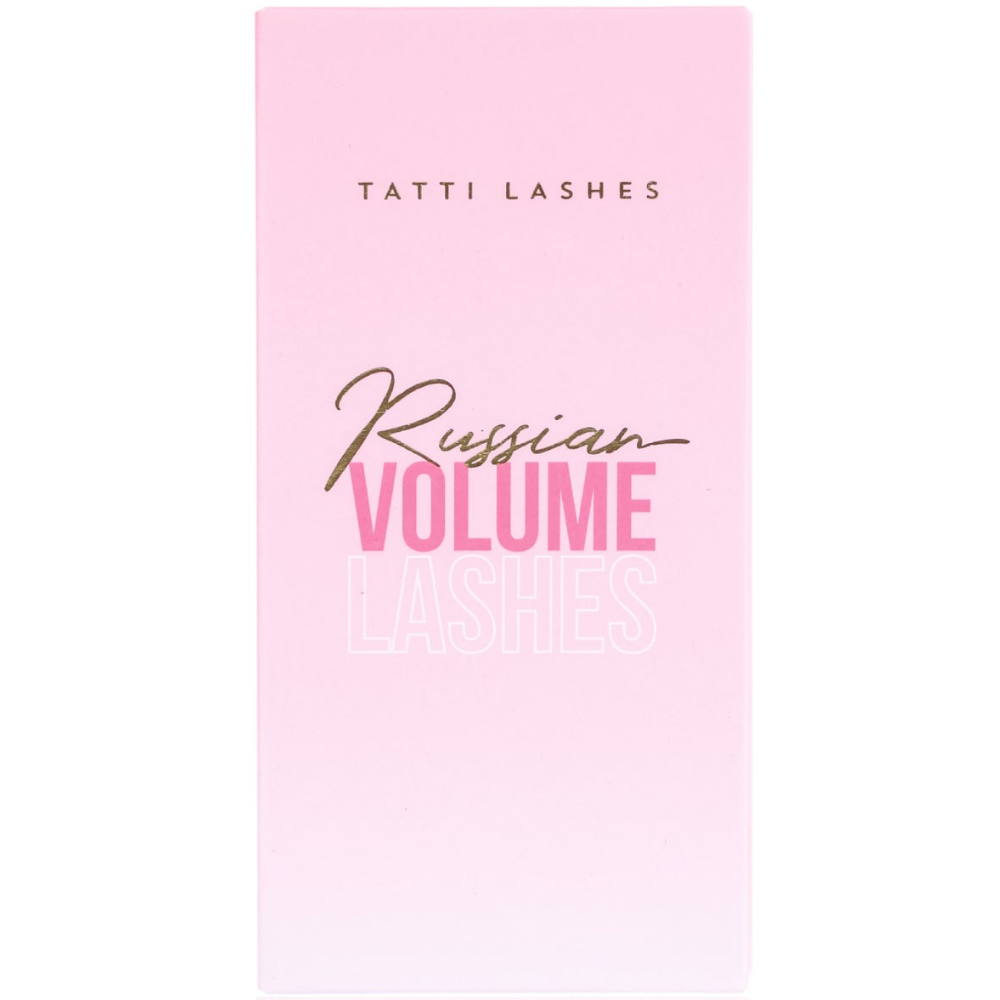 16618.png Tatti Lashes Mixed Length C Curl 0.03 Russian Volume Individual Lashes Black - Image 1