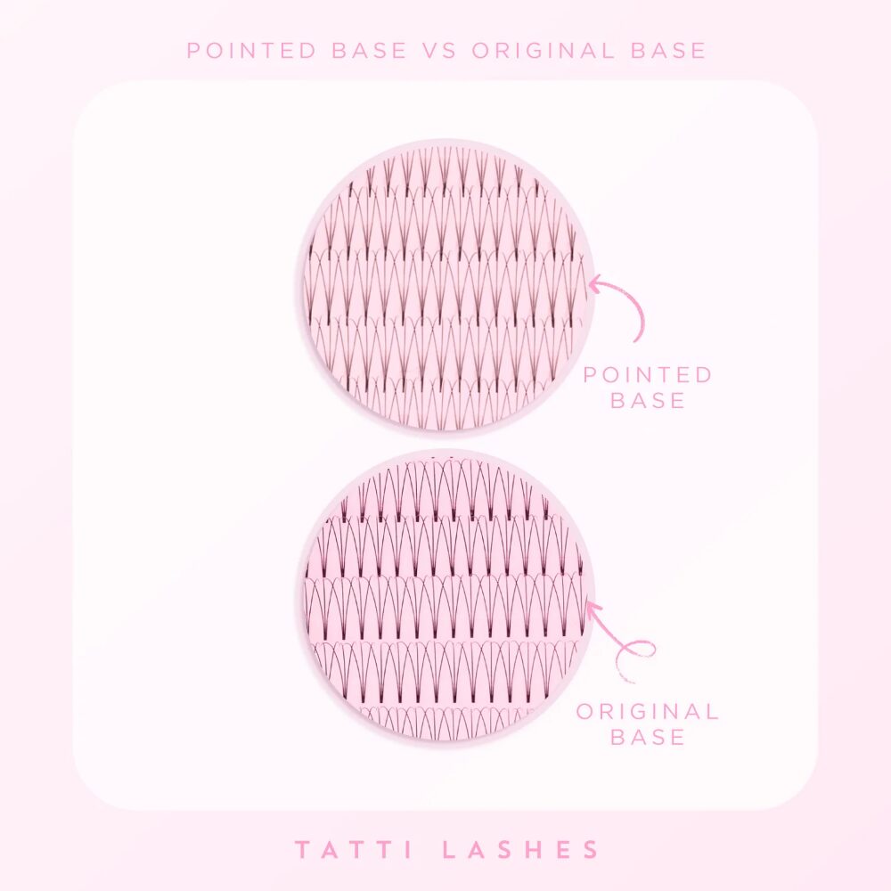 16654-2.jpg Tatti Lashes 11mm C Curl Pre-Fanned Russian Volume 3D Individual Lashes Black - Image 1
