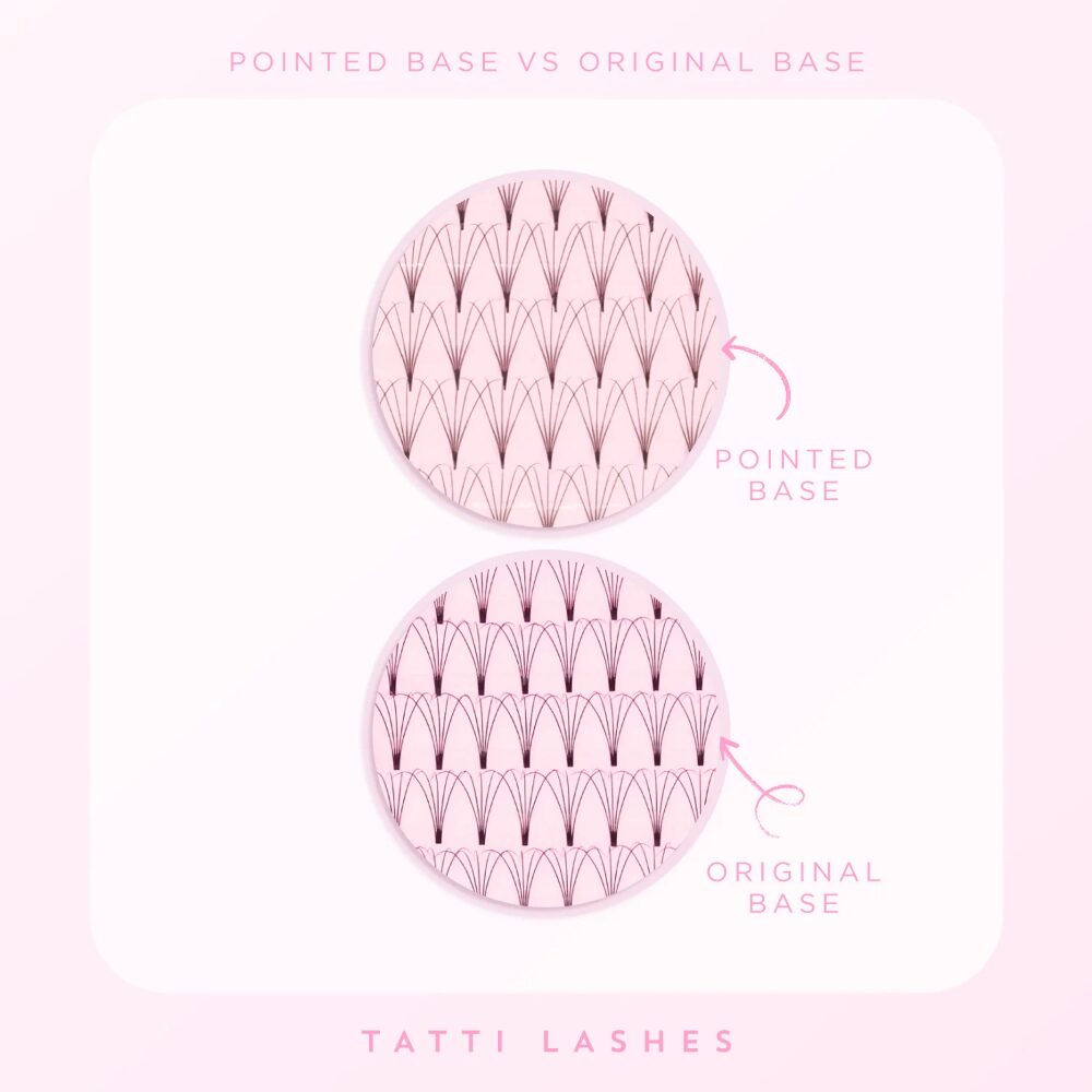 16679-2.jpg Tatti Lashes 12mm D Curl Pre-Fanned Russian Volume 5D Individual Lashes Black - Image 1