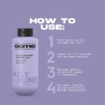 Osmo Daily Blonde Silverising Shampoo 1000ml - Image 2