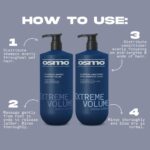 Osmo Extreme Volume Volumising Shampoo & Conditioner Twin 2 x 1000ml - Image 5