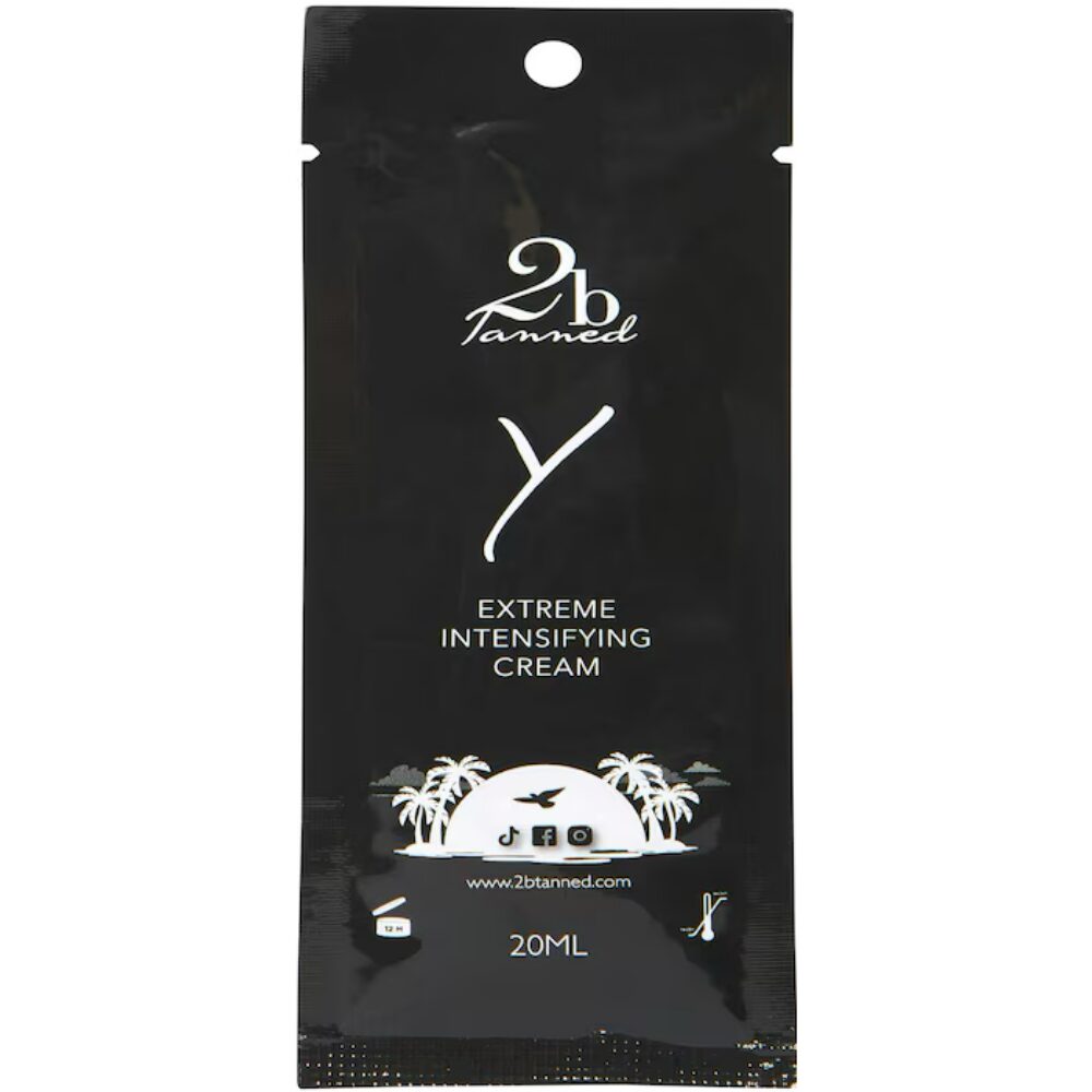 2BT0025.jpg 2BTanned Y Extreme Intensifying Cream Tanning Accelerator Sachet 20ml - Image 1