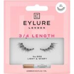 Eylure 3/4 Length 002 Light & Wispy Strip Lashes Black - Image 2