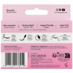 Salon System 3/4 Length Wispy Volume Strip Lashes Black 011
