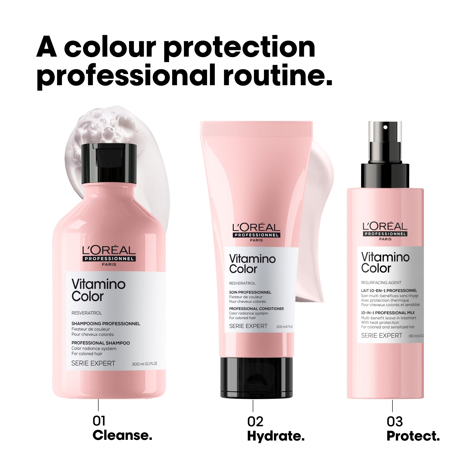 3474636975709_4.jpg L'Oreal Professionnel Serie Expert Vitamino Colour Radiance Conditioner 200ml - Image 1