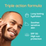 Aveeno Face Calm+ Restore Moisturising Lotion SPF50 50ml - Image 9