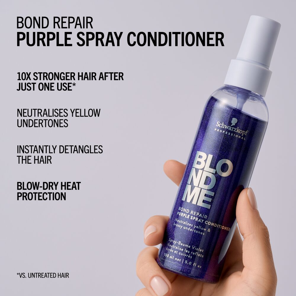 38754_1.jpg Schwarzkopf Professional BlondMe Cool Blondes Neutralising Spray Conditioner 150ml - Image 1
