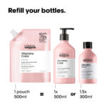 L'Oreal Professionnel Serie Expert Vitamino Colour Radiance Shampoo Refill Pouch 1500ml - Image 5