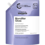 L'Oreal Professionnel Serie Expert Blondifier Gloss Resurfacing + Illuminating Shampoo Refill Pouch 1500ml - Image 4
