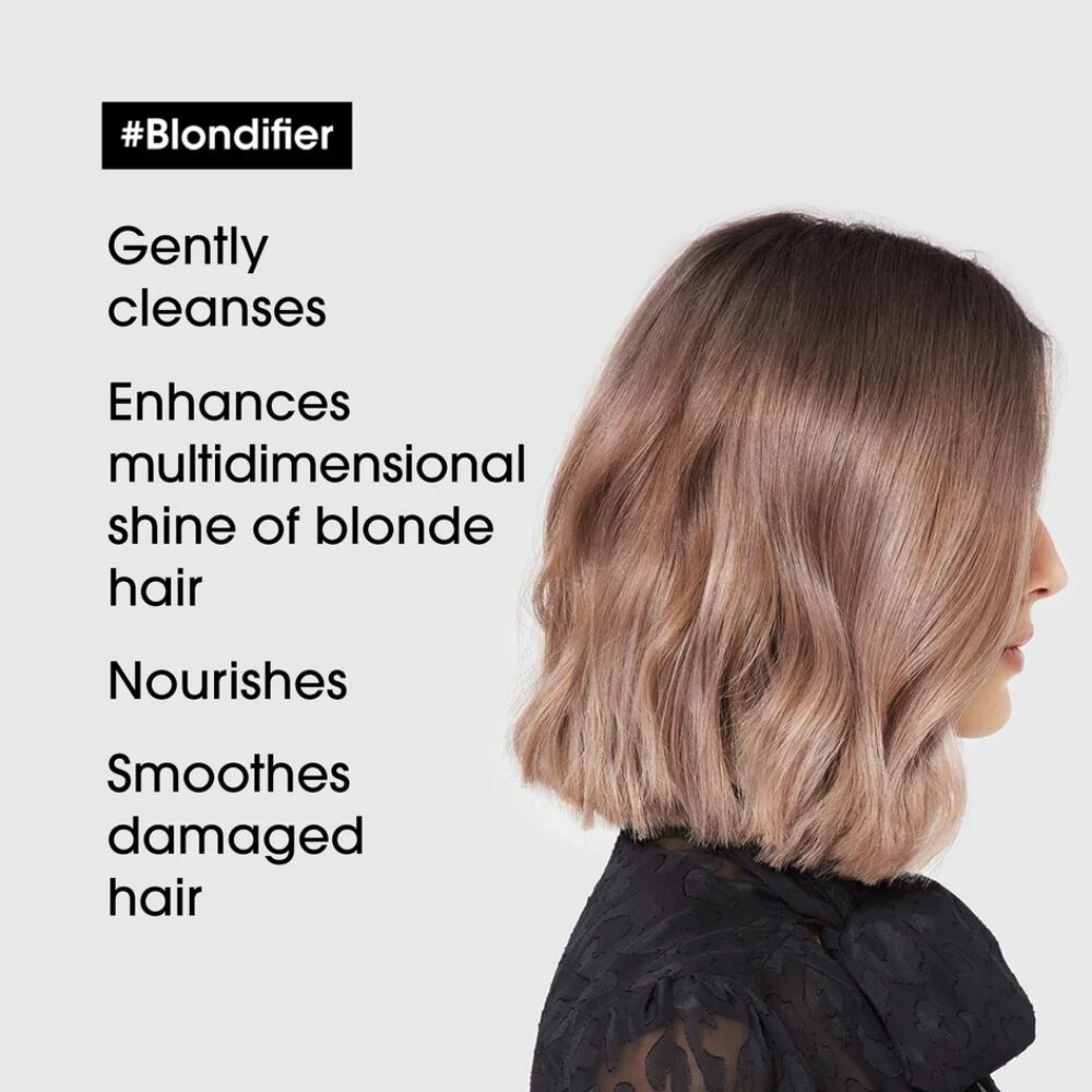 4033368-2.jpg L'Oreal Professionnel Serie Expert Blondifier Gloss Resurfacing + Illuminating Shampoo Refill Pouch 1500ml - Image 1