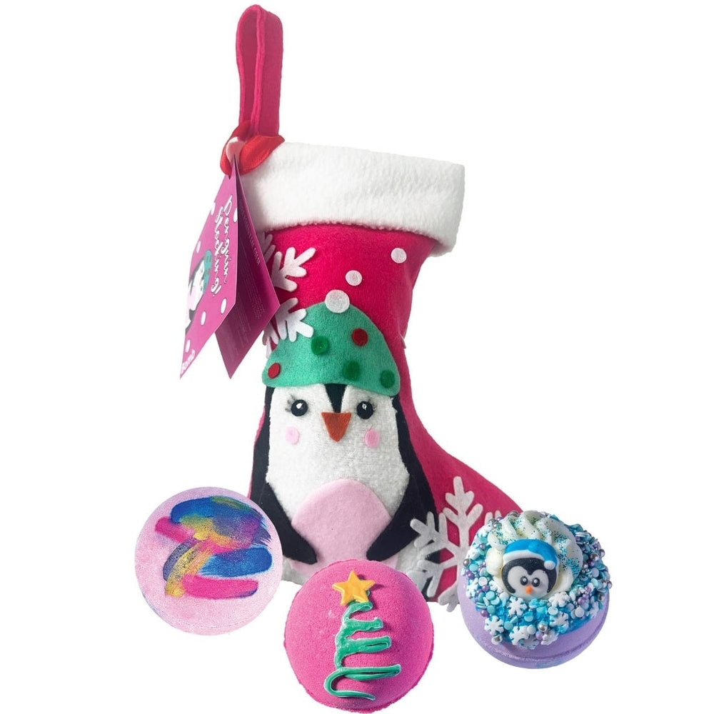 47278.jpg Bomb Cosmetics Penguin Stocking - Image 1