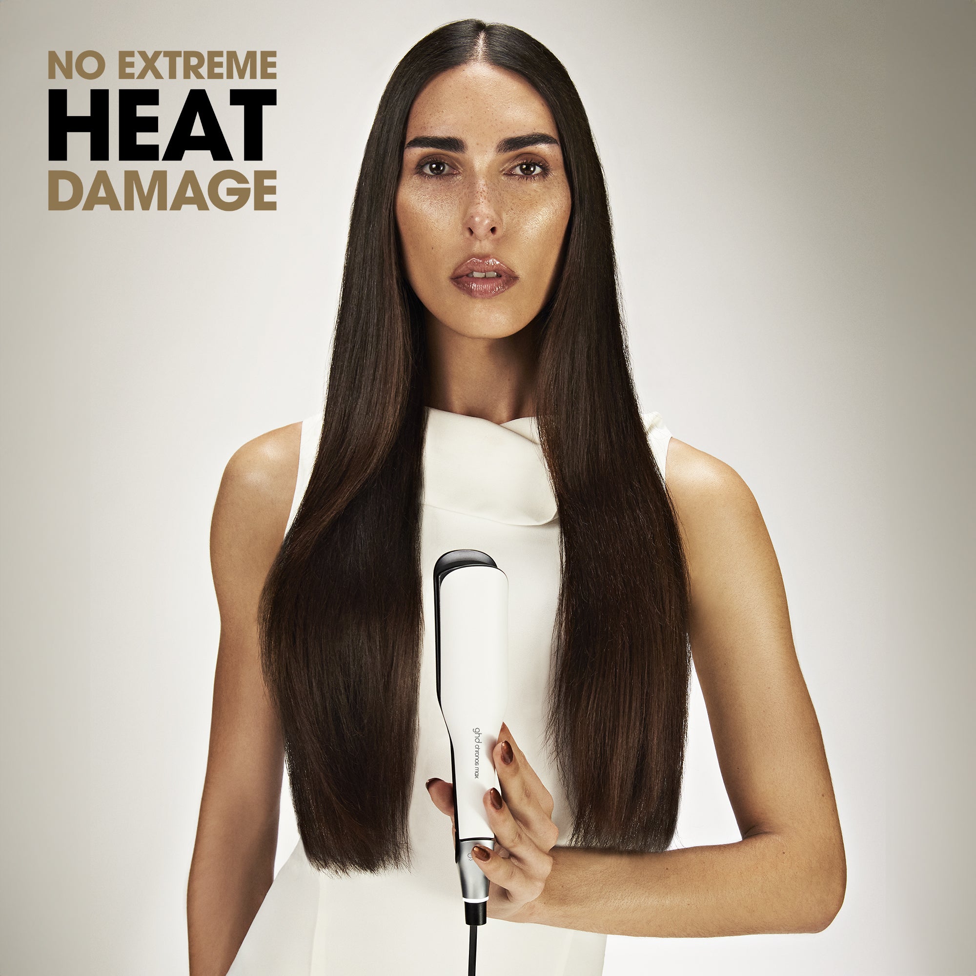 5056668008198_07.jpg Ghd Chronos Max Wide Plate Hair Straightener, 3X Faster Styling With 90% More Shine White - Image 1