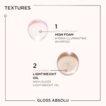 Kérastase Gloss Absolu Bain Hydra-Glaze Hydra-Illuminating Shampoo 250ml & Glaze Drops Hair Oil 45ml Twin - Image 4
