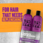 TIGI Bed Head Therapy for Blondes Dumb Blonde Shampoo & Conditioner 750ml Twin Pack - Image 3