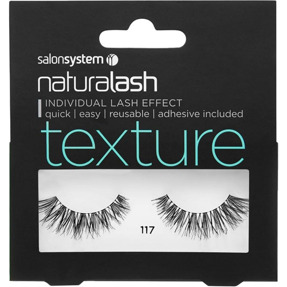 6483.jpg Salon System Naturalash Strip Lashes Black 117 - Image 1