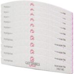 Glitterbels Nail File 180/180 Grit Pack of 10 - Image 2