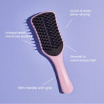 Tangle Teezer Easy Dry & Go Vented Hairbrush Jet Black - Image 2