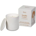 Aery Nordic Cedar Scented Clay Jar Candle 280g - Image 2