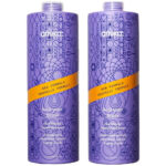 Amika Bust Your Brass Cool Blonde Repair Shampoo & Conditioner Twin 2 x 1000ml - Image 3