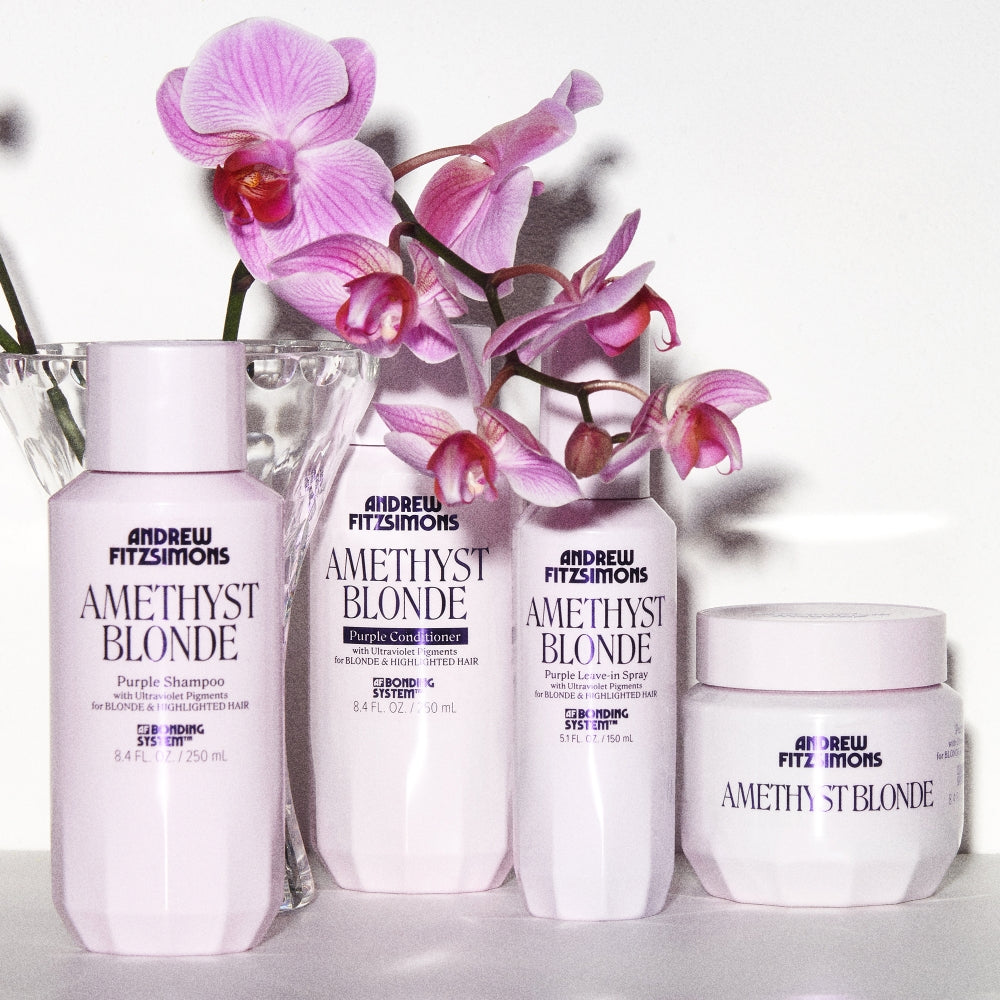 AND0002-3.jpg Andrew Fitzsimons Amethyst Blonde Purple Conditioner 250ml - Image 1